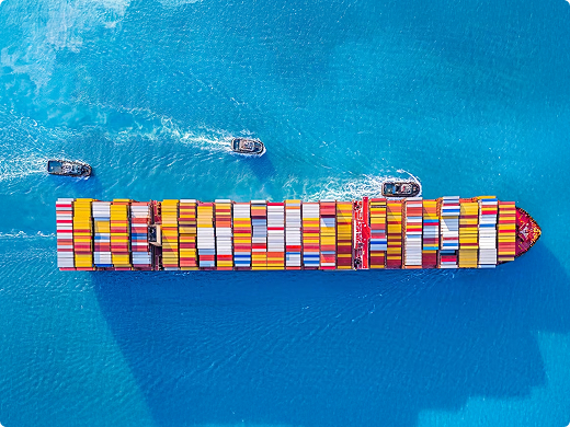 shipment of cargo containers